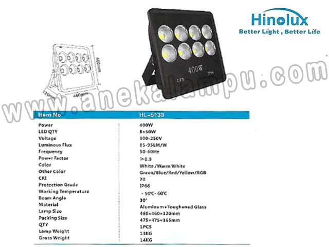 Lampu Sorot LED 400 Watt HL-5133